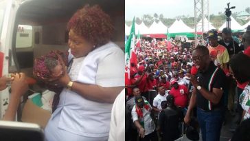 Governor Okowa Donates N2 Million To Baby Born At PDP Campaign Ground In Delta State 2