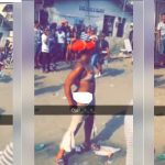 Drama As Lady Strips Off Her Clothes In The Middle Of The Road In Mushin, Lagos [Photos] 10
