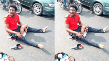 Nigerian Father Weeps By The Roadside With His Sick Child Who Has A Heart Disease [Video] 6