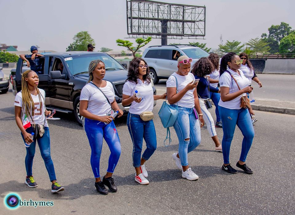 Slay Queens Hits The Streets Of Port-Harcourt To Campaign For Governor Wike's Re-election [Photos] 5