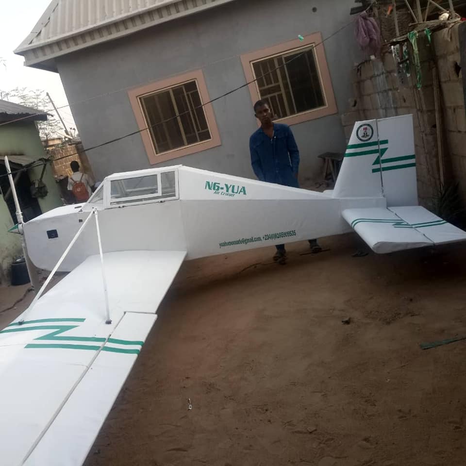 20-Year-Old Talented Nigerian Boy Constructs Airplane With Local Materials [Photos] 12