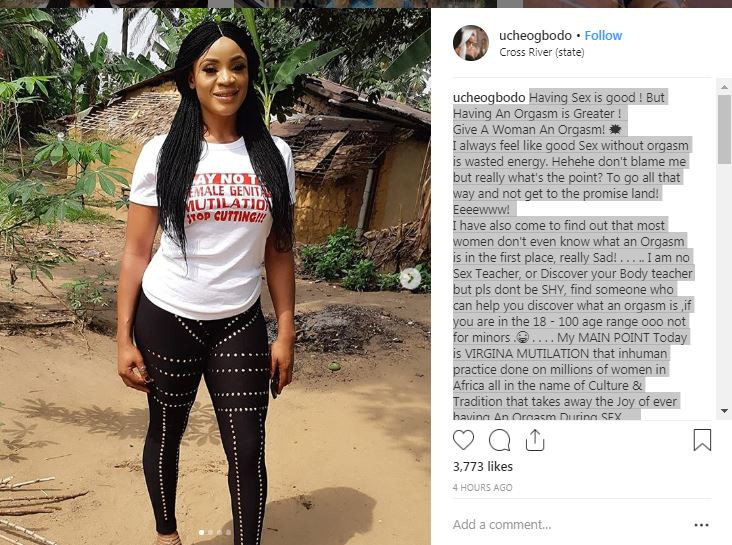 "Sex Without Orgasm Is A Wasted Energy" - Nollywood Actress, Uche Ogbodo 6 "Sex Without Orgasm Is A Wasted Energy" - Nollywood Actress, Uche Ogbodo 6