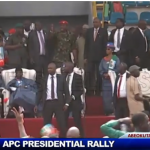 President Buhari, Oshiomhole Booed And Stoned During APC Campaign Rally In Ogun State [Video] 11