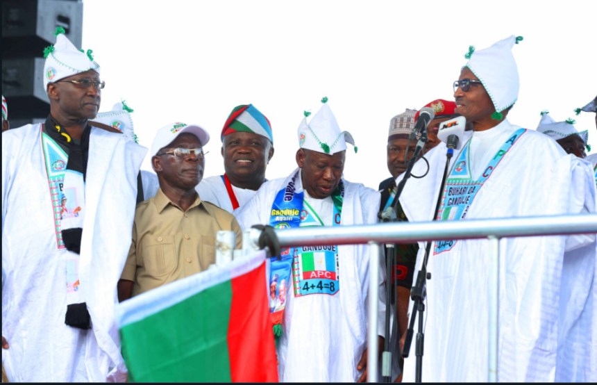 President Buhari Blasts PDP, Reveals Why Foreigner Attended APC Campaign Rally In Kano 1