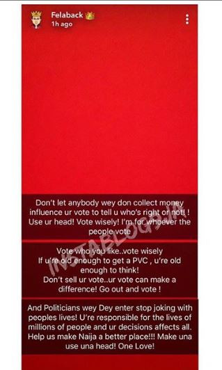 Wizkid Advises Nigerians And Politicians Ahead Of The Forthcoming Elections 2