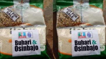 See The Branded 'Garri Soaking Package' APC Are Giving To Nigerians Ahead Of Elections [Photos] 8