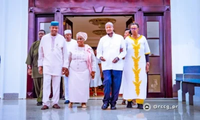 Ugandan President Museveni Hosts Pastor Adeboye, Wife At State Dinner [Photos]