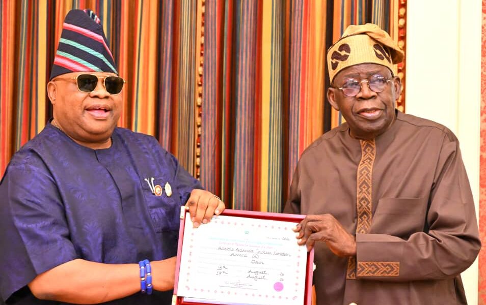 Tinubu Receives Adeleke At Aso Villa After Osun Election Victory