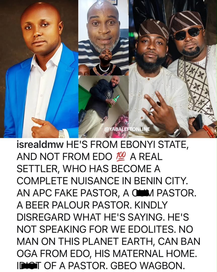"Nobody Can Stop Davido From Coming To Edo" – Israel DMW Replies Okpebholo’s Aide 6 "Nobody Can Stop Davido From Coming To Edo" – Israel DMW Replies Okpebholo’s Aide