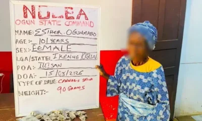 101-Year-Old Woman Released After Arrest For Selling Cannabis In Ogun