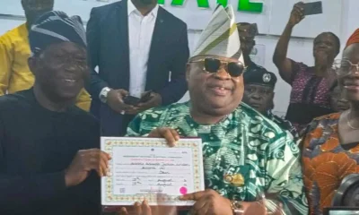 Adeleke Receives Certificate Of Return, Says “I've Forgiven Those Who Offended Me ”